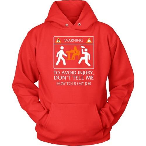 Accountant T Shirt - Don't tell me how to do my job-T-shirt-Teelime | shirts-hoodies-mugs
