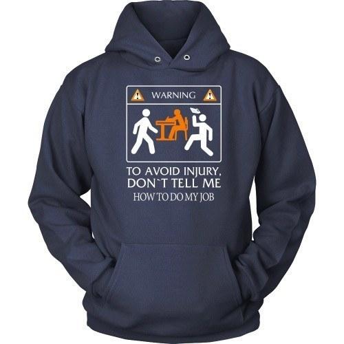 Accountant T Shirt - Don't tell me how to do my job-T-shirt-Teelime | shirts-hoodies-mugs