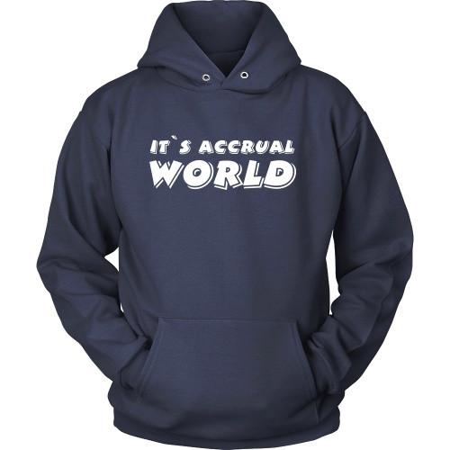 Accountant T Shirt - It's accrual world-T-shirt-Teelime | shirts-hoodies-mugs