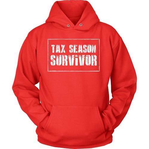 Accountant T Shirt - Tax season survivor-T-shirt-Teelime | shirts-hoodies-mugs