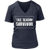 Accountant T Shirt - Tax season survivor-T-shirt-Teelime | shirts-hoodies-mugs
