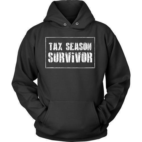 Accountant T Shirt - Tax season survivor-T-shirt-Teelime | shirts-hoodies-mugs