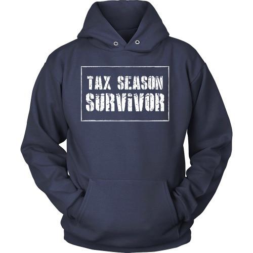 Accountant T Shirt - Tax season survivor-T-shirt-Teelime | shirts-hoodies-mugs