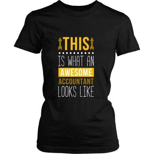 Accountant T Shirt - This is what an Awesome Accountant looks like-T-shirt-Teelime | shirts-hoodies-mugs