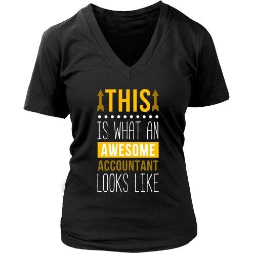 Accountant T Shirt - This is what an Awesome Accountant looks like-T-shirt-Teelime | shirts-hoodies-mugs