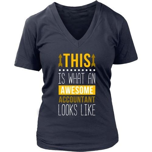 Accountant T Shirt - This is what an Awesome Accountant looks like-T-shirt-Teelime | shirts-hoodies-mugs