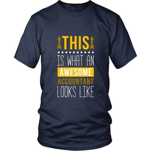 Accountant T Shirt - This is what an Awesome Accountant looks like-T-shirt-Teelime | shirts-hoodies-mugs