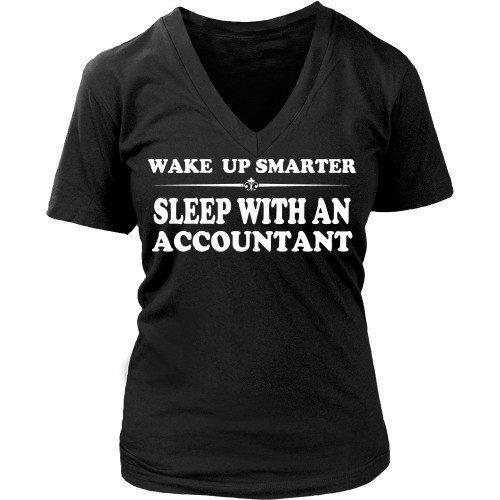 Accountant T Shirt - Wake up smarter sleep with an Accountant-T-shirt-Teelime | shirts-hoodies-mugs