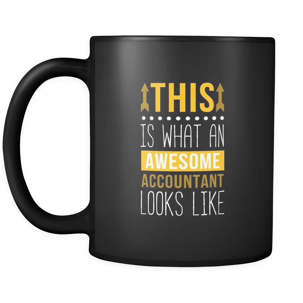 Accounting This is what an awesome accountant looks like 11oz Black Mug-Drinkware-Teelime | shirts-hoodies-mugs