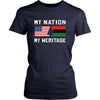 African American Shirt - My Nation - My Heritage - Native Roots Gift-T-shirt-Teelime | shirts-hoodies-mugs
