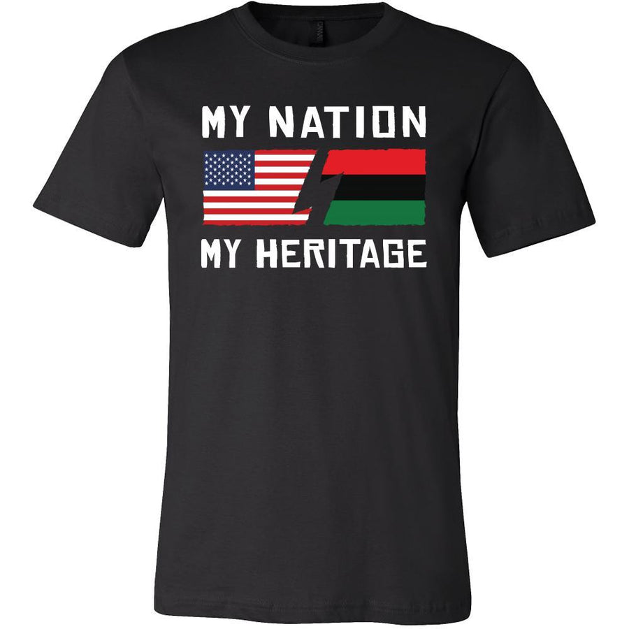 African American Shirt - My Nation - My Heritage - Native Roots Gift-T-shirt-Teelime | shirts-hoodies-mugs