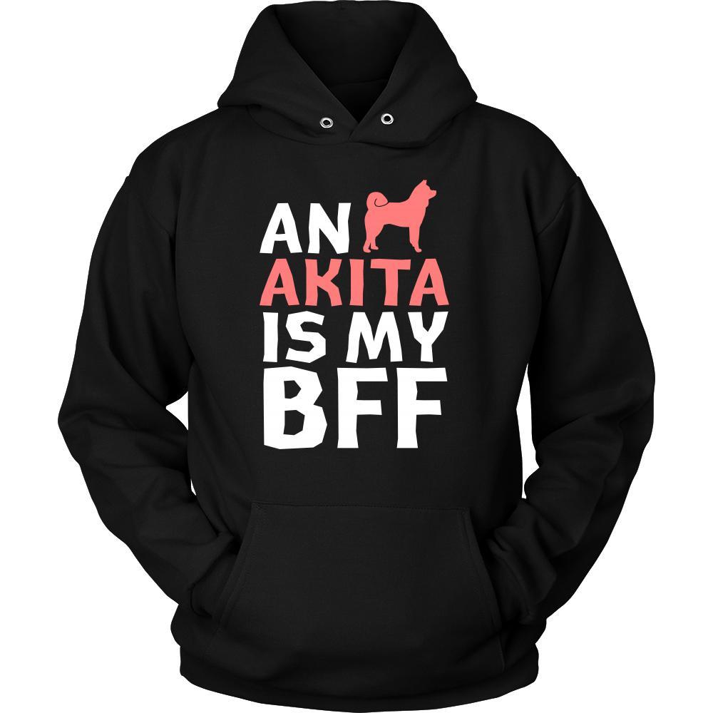 Akita Shirt - an Akita is my bff- Dog Lover Gift-T-shirt-Teelime | shirts-hoodies-mugs