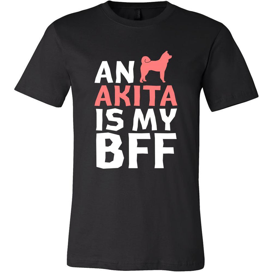 Akita Shirt - an Akita is my bff- Dog Lover Gift-T-shirt-Teelime | shirts-hoodies-mugs