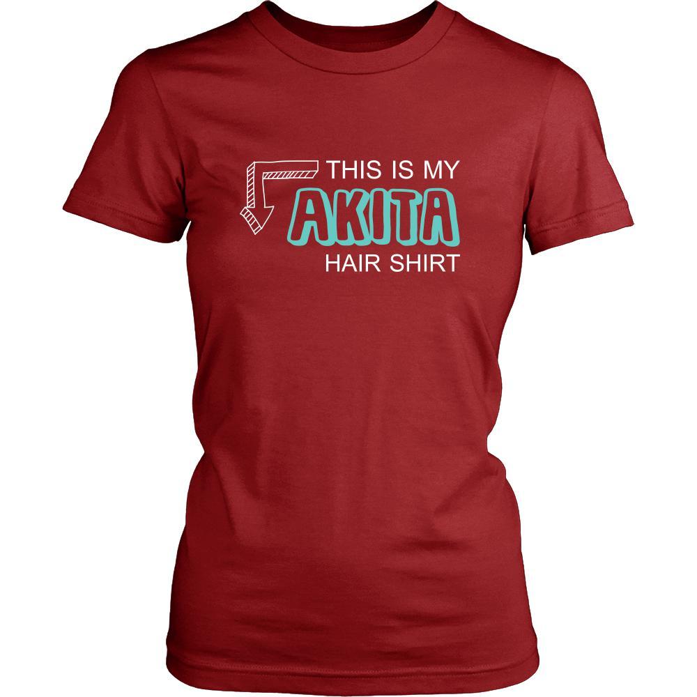 Akita Shirt - This is my Akita hair shirt - Dog Lover Gift-T-shirt-Teelime | shirts-hoodies-mugs