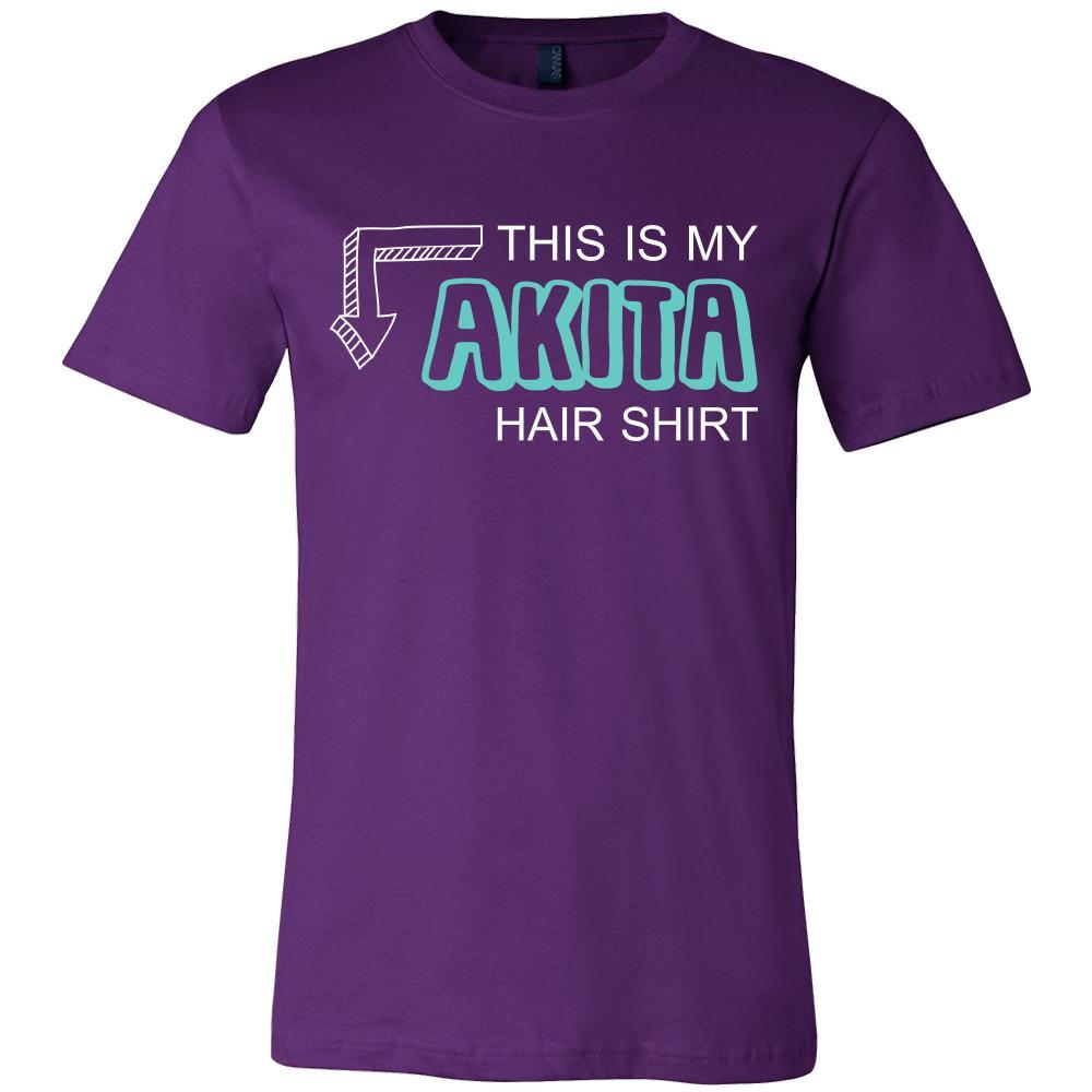 Akita Shirt - This is my Akita hair shirt - Dog Lover Gift-T-shirt-Teelime | shirts-hoodies-mugs