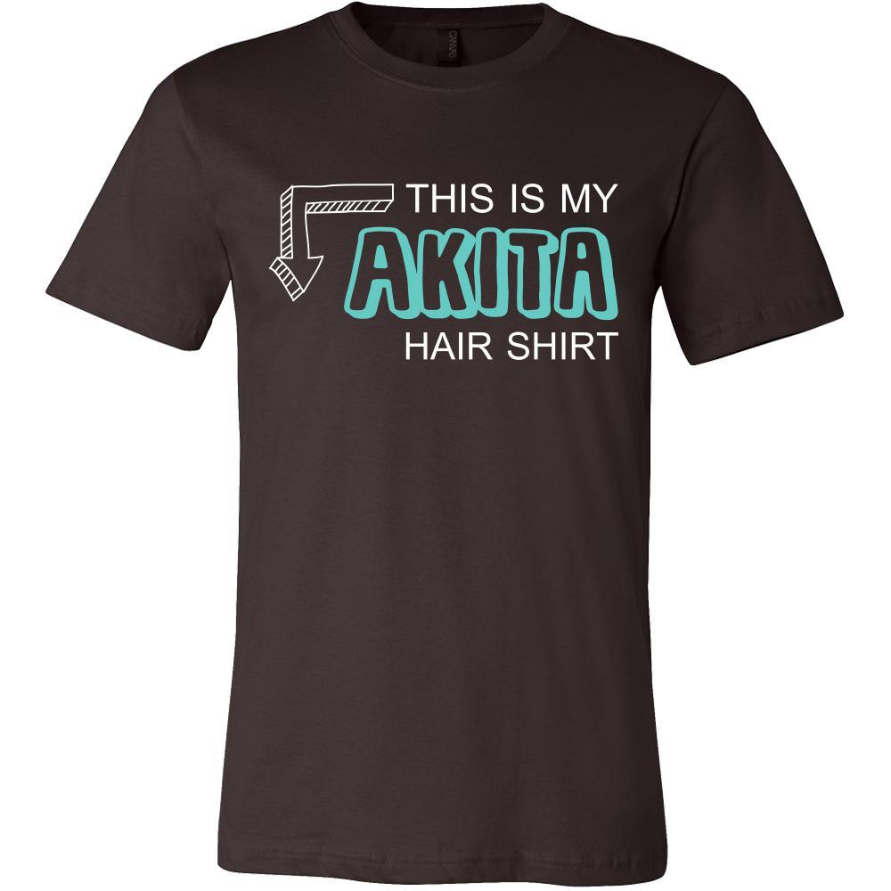 Akita Shirt - This is my Akita hair shirt - Dog Lover Gift-T-shirt-Teelime | shirts-hoodies-mugs