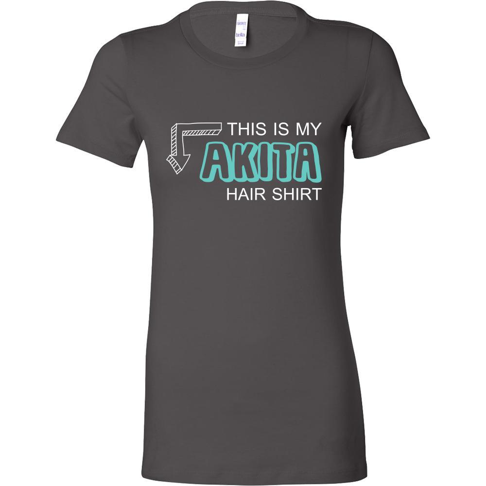 Akita Shirt - This is my Akita hair shirt - Dog Lover Gift-T-shirt-Teelime | shirts-hoodies-mugs