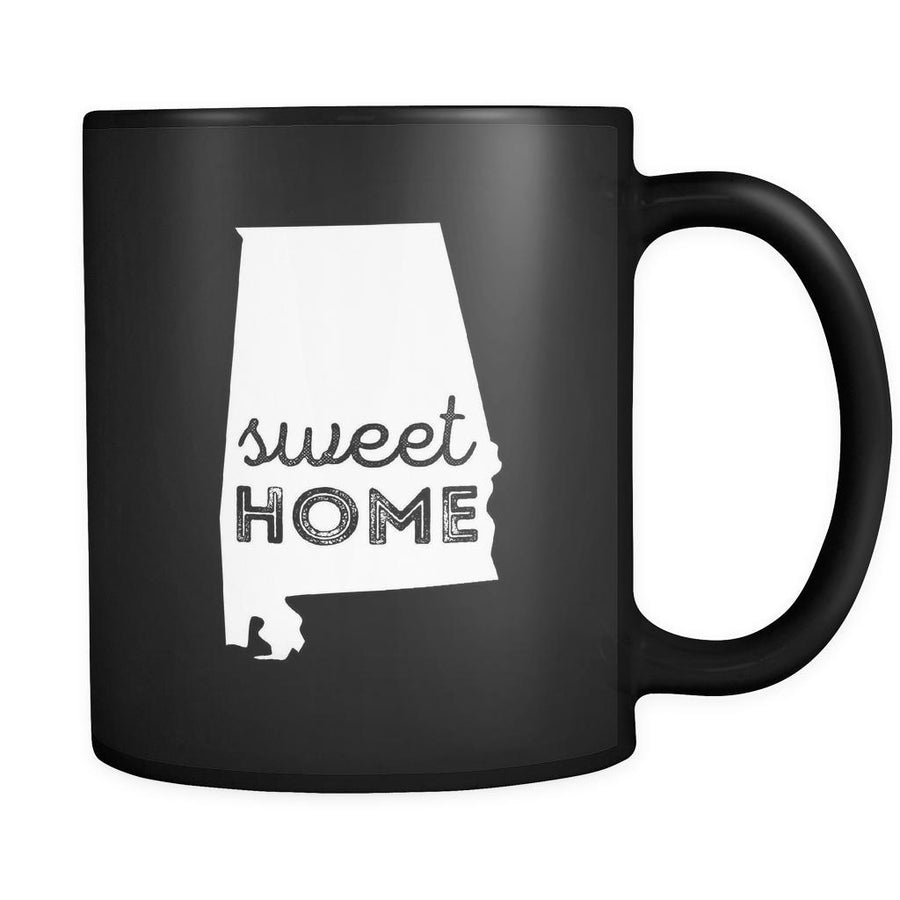 Alabama Sweet home Alabama 11oz Black Mug-Drinkware-Teelime | shirts-hoodies-mugs