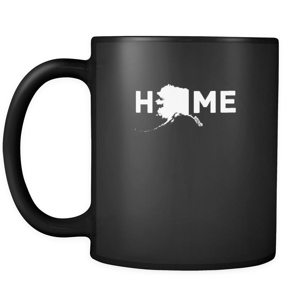 Alaska Home Alaska 11oz Black Mug