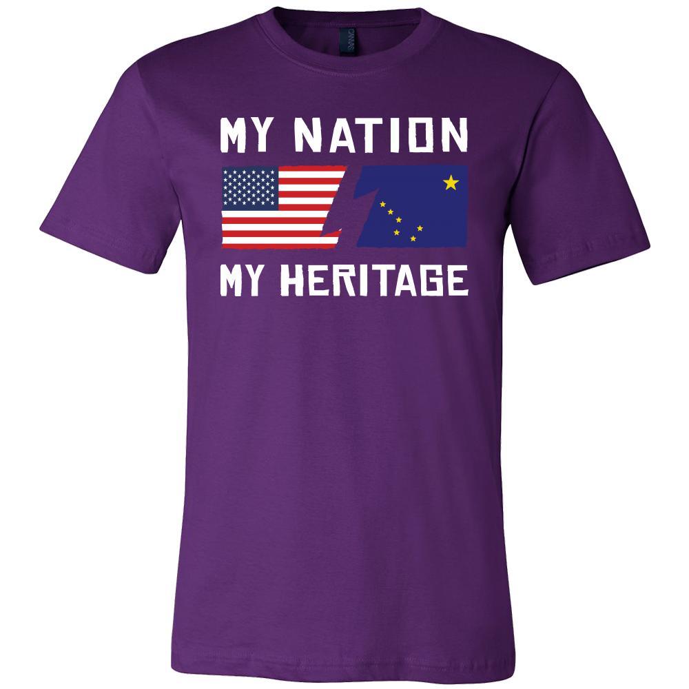 Alaskan Native Shirt - My Nation - My Heritage - Native Roots Gift-T-shirt-Teelime | shirts-hoodies-mugs
