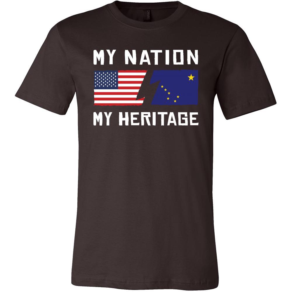 Alaskan Native Shirt - My Nation - My Heritage - Native Roots Gift-T-shirt-Teelime | shirts-hoodies-mugs