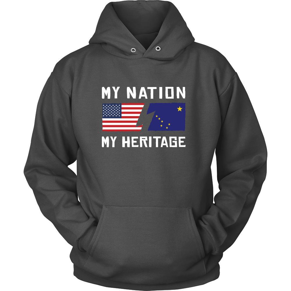 Alaskan Native Shirt - My Nation - My Heritage - Native Roots Gift-T-shirt-Teelime | shirts-hoodies-mugs