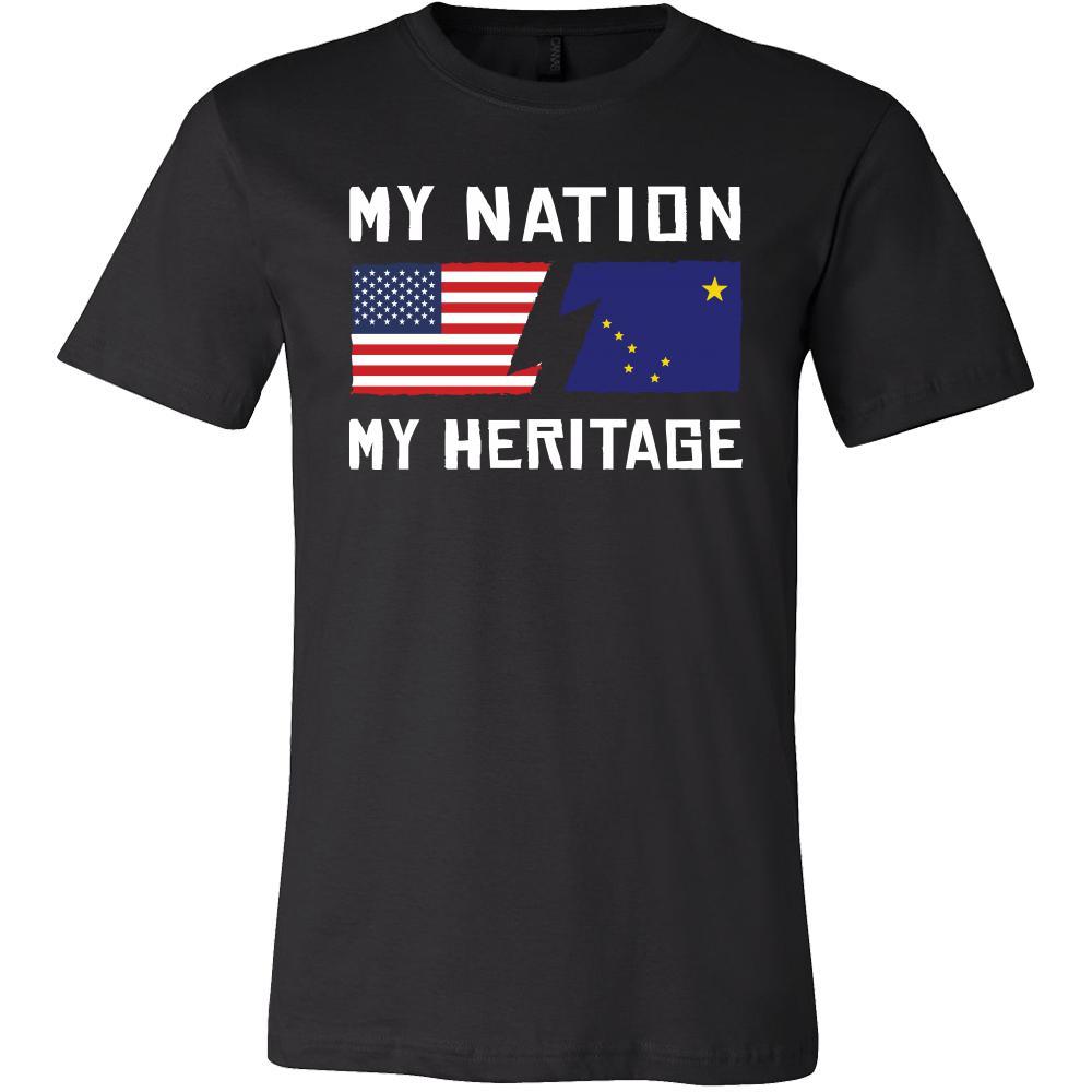 Alaskan Native Shirt - My Nation - My Heritage - Native Roots Gift-T-shirt-Teelime | shirts-hoodies-mugs