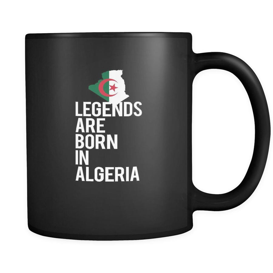 Algeria Legends are born in Algeria 11oz Black Mug-Drinkware-Teelime | shirts-hoodies-mugs