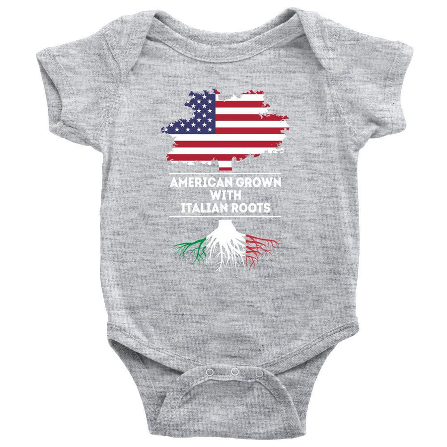 American grown with Italian Roots - Kids-T-shirt-Teelime | shirts-hoodies-mugs