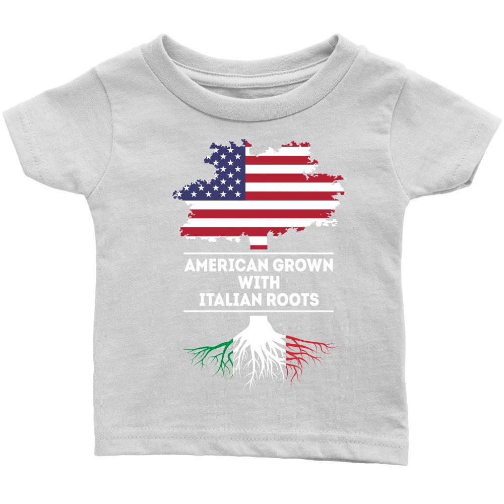 American grown with Italian Roots - Kids-T-shirt-Teelime | shirts-hoodies-mugs
