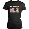 American Indian Shirt - My Nation - My Heritage - Native Roots Gift-T-shirt-Teelime | shirts-hoodies-mugs