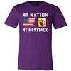 American Indian Shirt - My Nation - My Heritage - Native Roots Gift-T-shirt-Teelime | shirts-hoodies-mugs