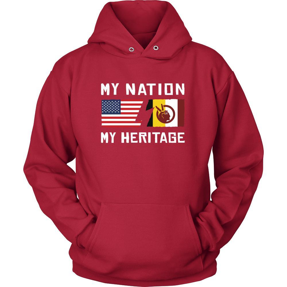 American Indian Shirt - My Nation - My Heritage - Native Roots Gift-T-shirt-Teelime | shirts-hoodies-mugs