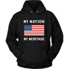 American Shirt - My Nation - My Heritage - USA Roots Gift-T-shirt-Teelime | shirts-hoodies-mugs