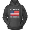 American Shirt - My Nation - My Heritage - USA Roots Gift-T-shirt-Teelime | shirts-hoodies-mugs