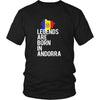 Andorra Shirt - Legends are born in Andorra - National Heritage Gift-T-shirt-Teelime | shirts-hoodies-mugs