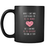 Animal Rescue Maybe I can't make a difference for all the animals but I can make all the difference for some of them 11oz Black Mug-Drinkware-Teelime | shirts-hoodies-mugs