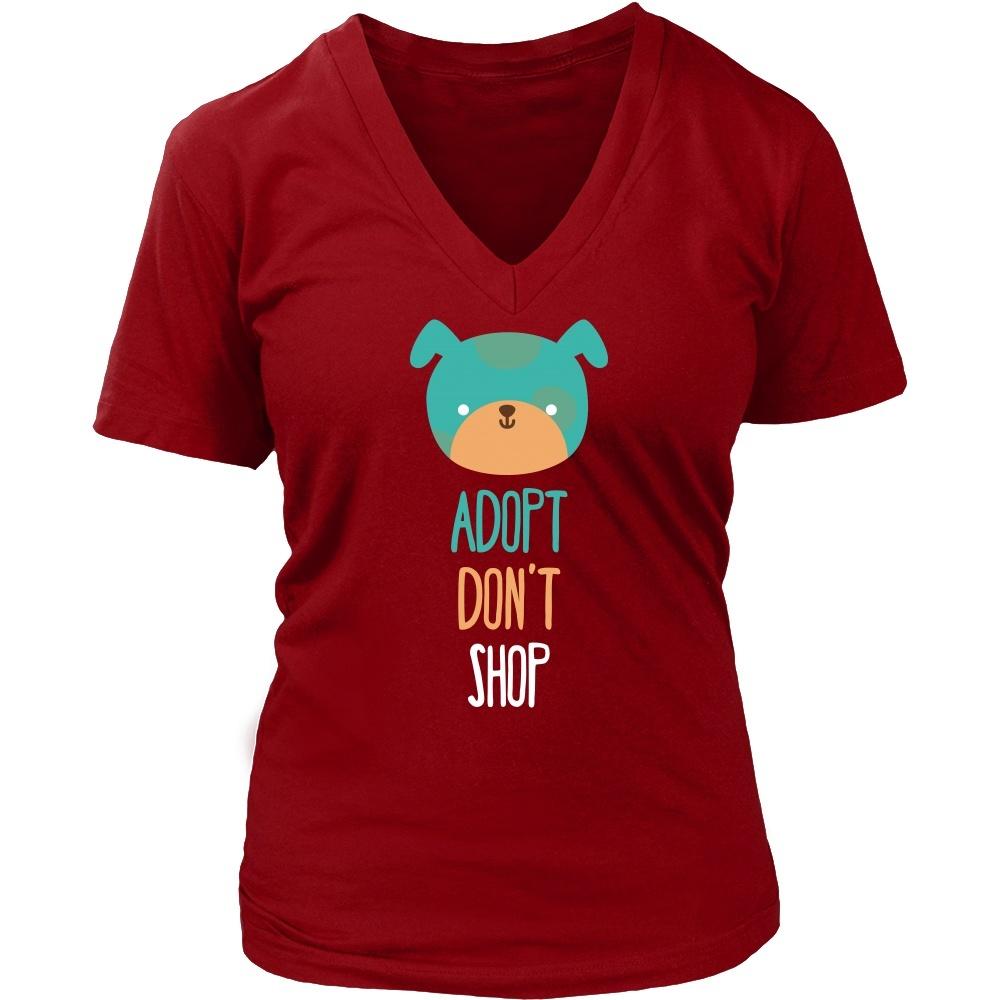 Animal Rescue T Shirt - Adopt don't shop dog-T-shirt-Teelime | shirts-hoodies-mugs