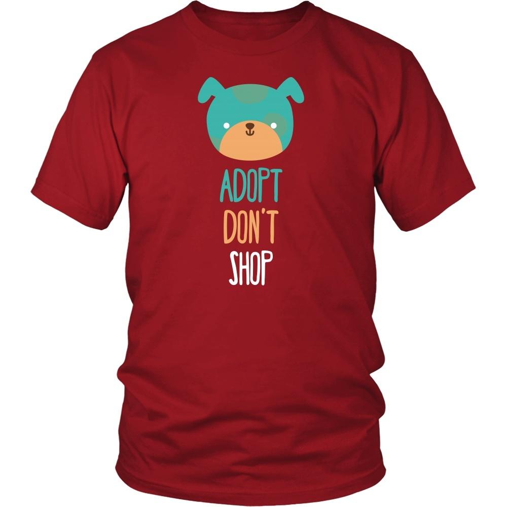Animal Rescue T Shirt - Adopt don't shop dog-T-shirt-Teelime | shirts-hoodies-mugs