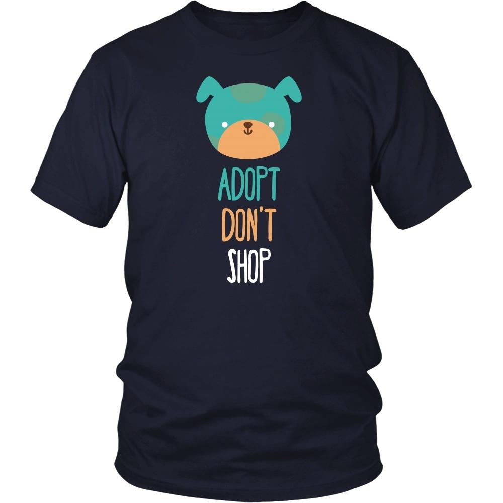 Animal Rescue T Shirt - Adopt don't shop dog-T-shirt-Teelime | shirts-hoodies-mugs