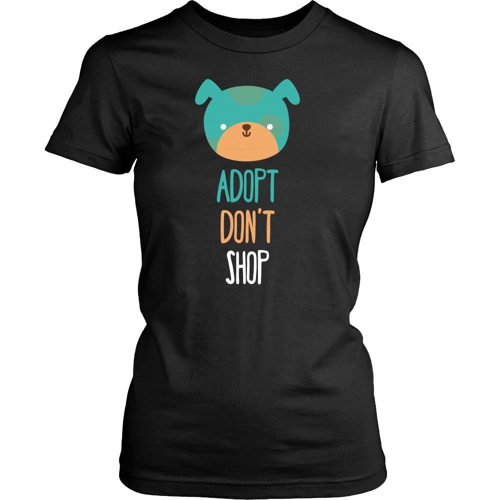 Animal Rescue T Shirt - Adopt don't shop dog-T-shirt-Teelime | shirts-hoodies-mugs