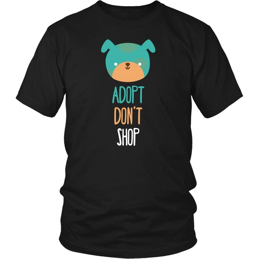 Animal Rescue T Shirt - Adopt don't shop dog-T-shirt-Teelime | shirts-hoodies-mugs