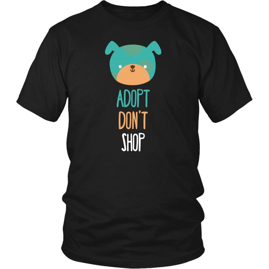 Animal Rescue T Shirt - Adopt don't shop dog-T-shirt-Teelime | shirts-hoodies-mugs