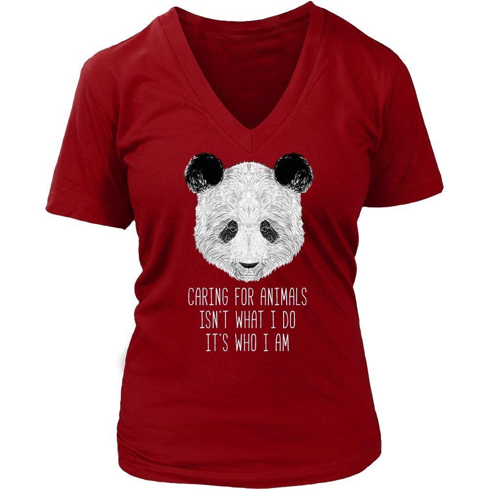 Animal Rescue T Shirt - Caring for animals isn't what I do it's who I am-T-shirt-Teelime | shirts-hoodies-mugs