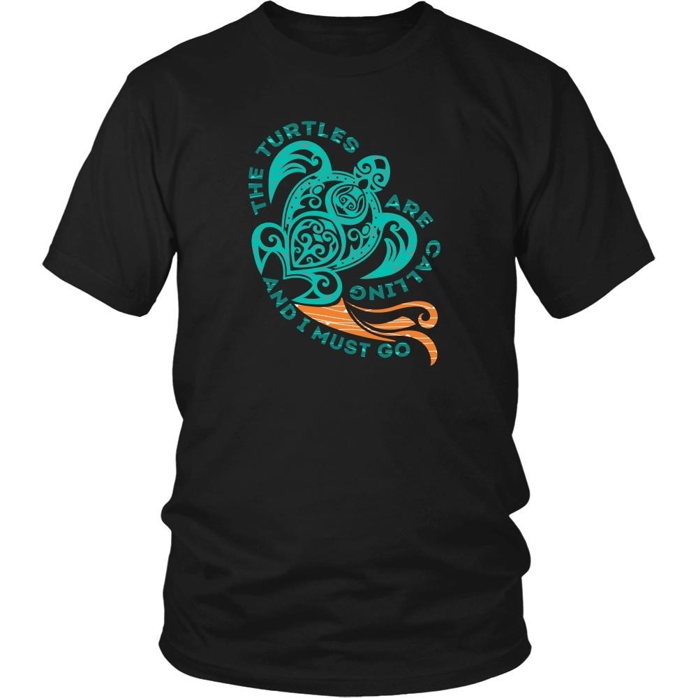 Animal T Shirt - The turtles are calling and I must go-T-shirt-Teelime | shirts-hoodies-mugs