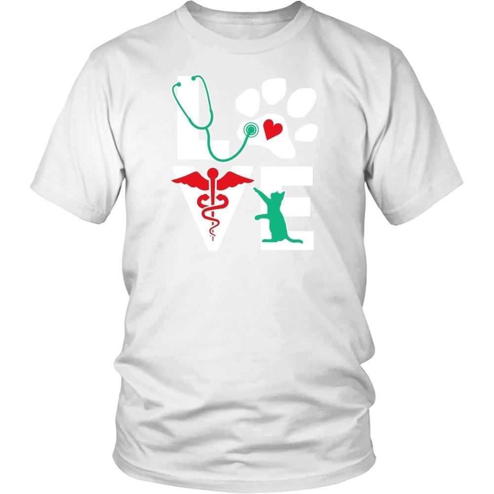 Animal T Shirts - Love Cat Little Critters-T-shirt-Teelime | shirts-hoodies-mugs