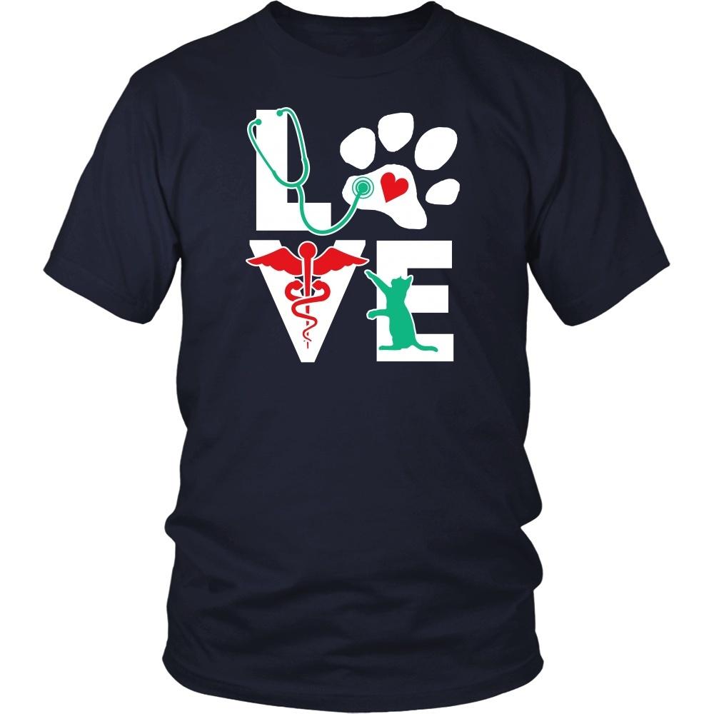 Animal T Shirts - Love Cat Little Critters-T-shirt-Teelime | shirts-hoodies-mugs