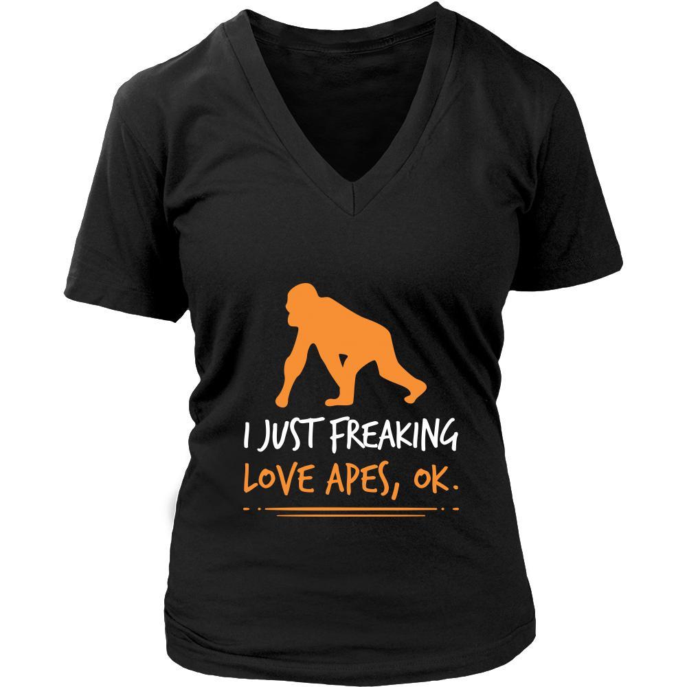 Ape Shirt - Love Apes - Animal Lover Gift-T-shirt-Teelime | shirts-hoodies-mugs