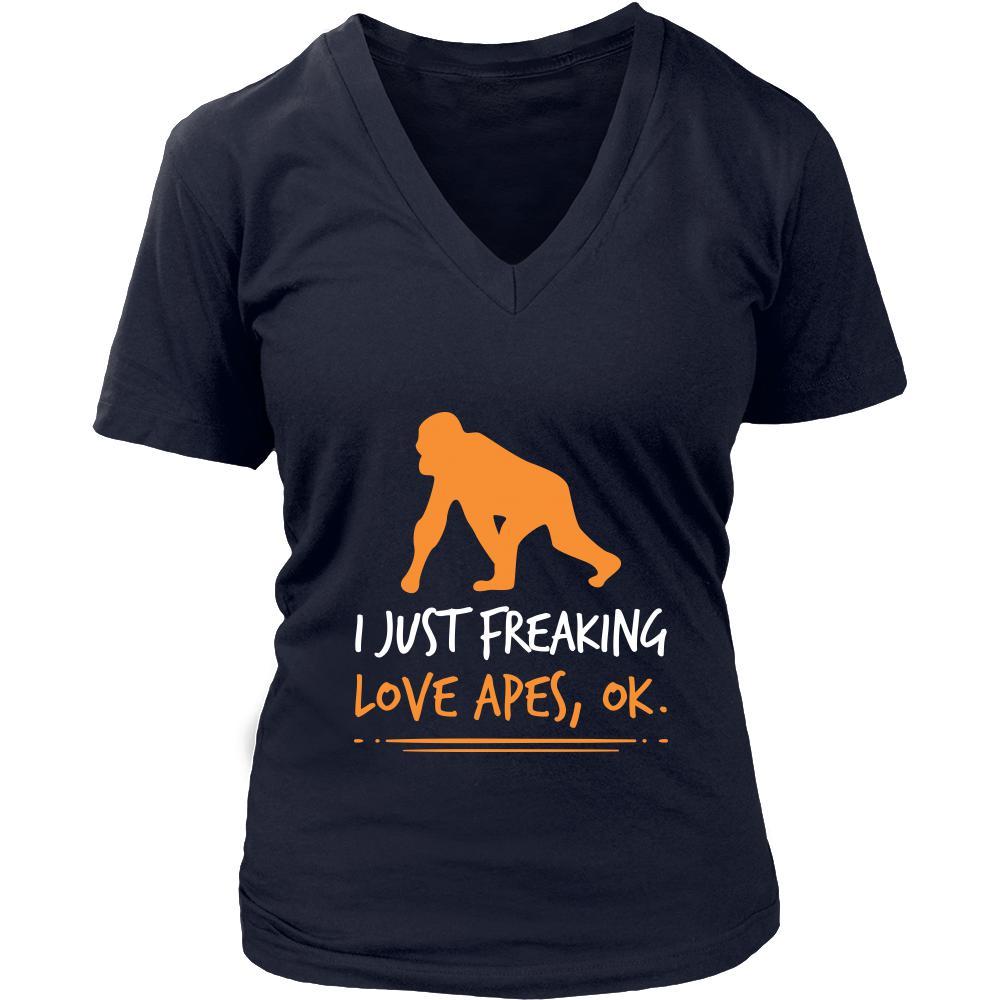 Ape Shirt - Love Apes - Animal Lover Gift-T-shirt-Teelime | shirts-hoodies-mugs