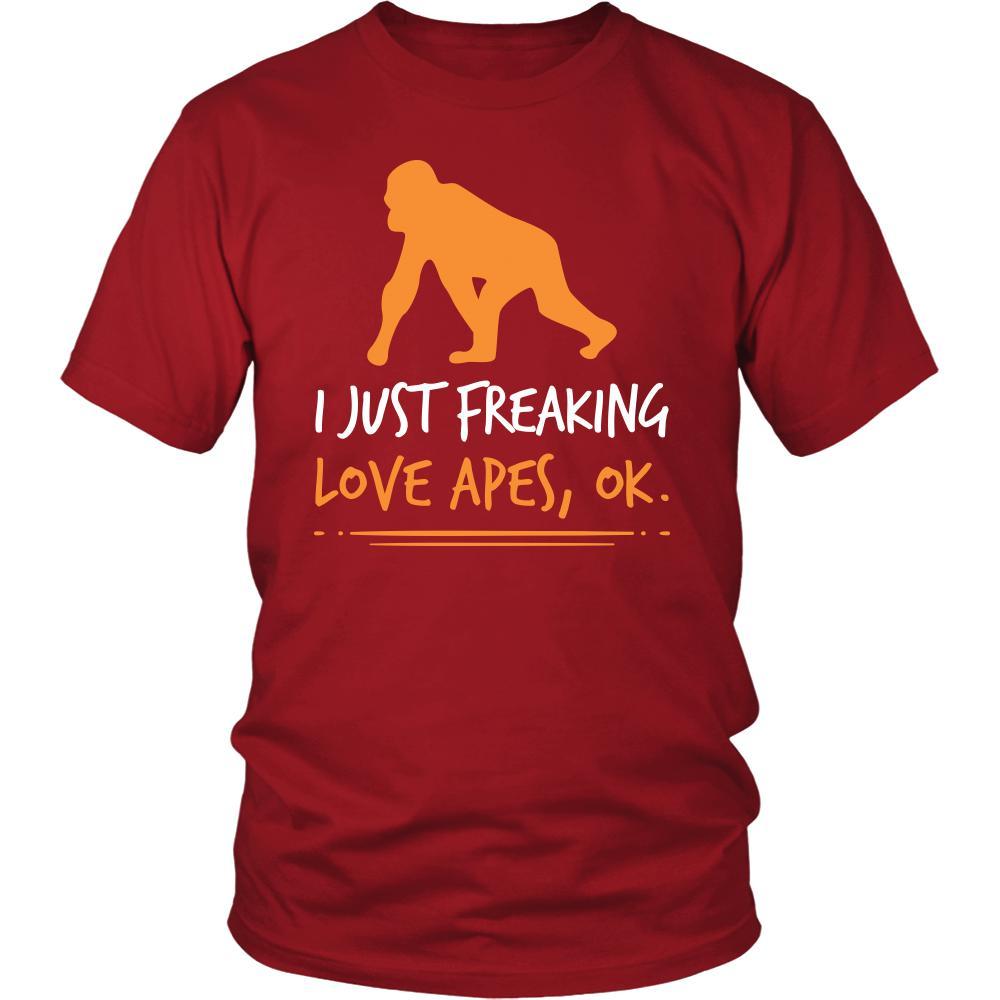 Ape Shirt - Love Apes - Animal Lover Gift-T-shirt-Teelime | shirts-hoodies-mugs
